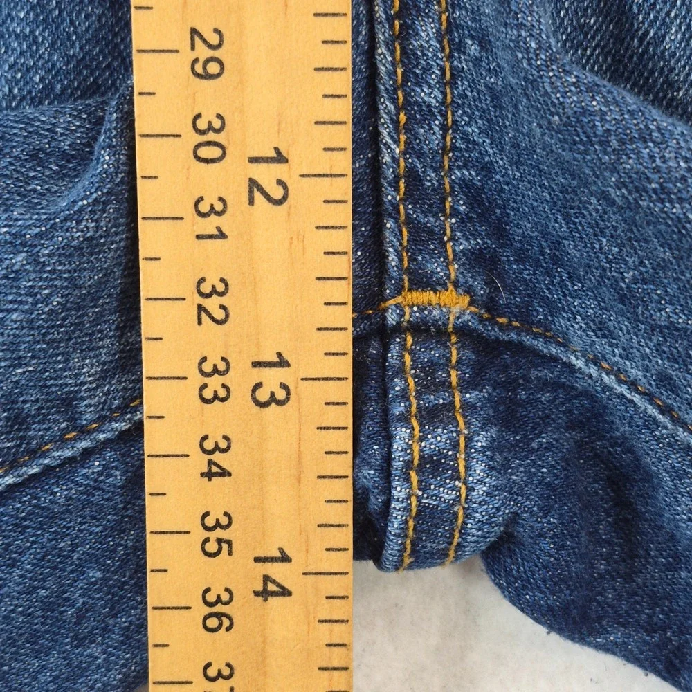 Madewell High Rise Denim Shorts Women's Size 33 Medium Wash Raw Hem
